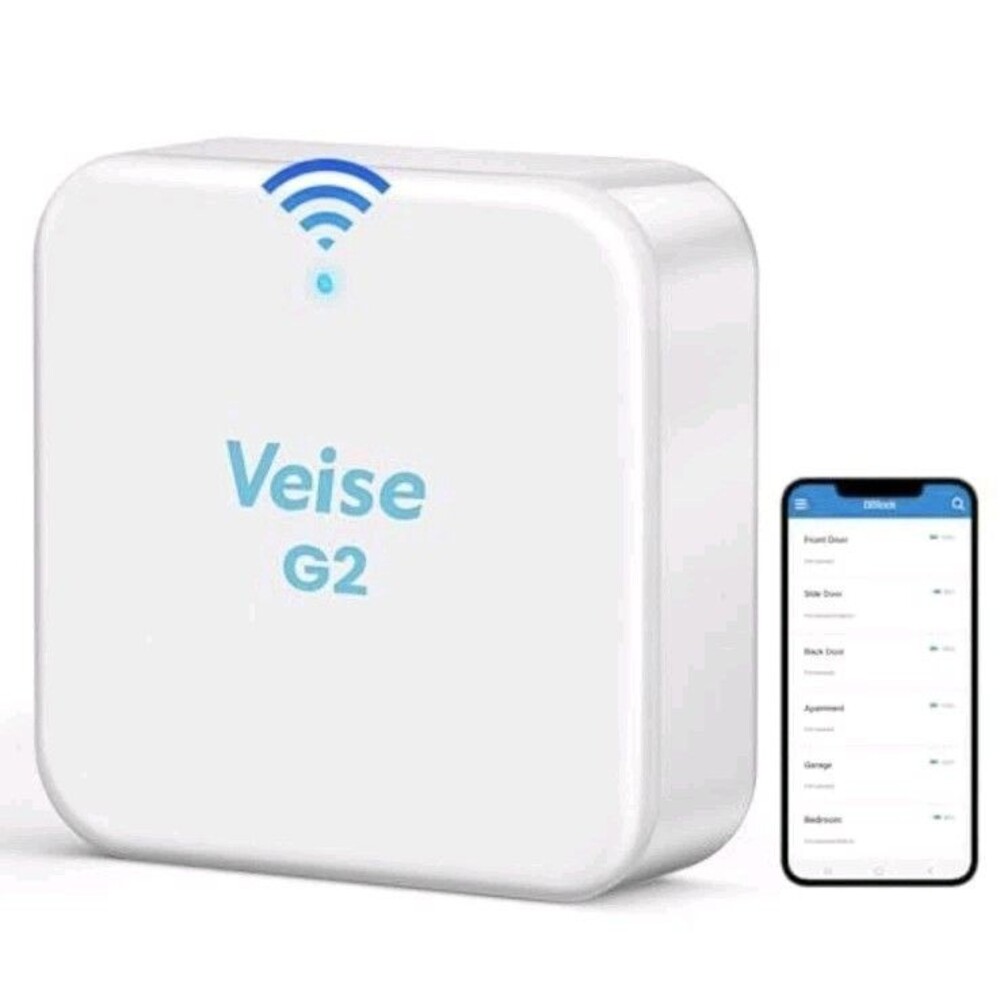 Veise G2 Gateway, Smart Deadbolt Wi-Fi Gateway, Remote Control Compatible NEW